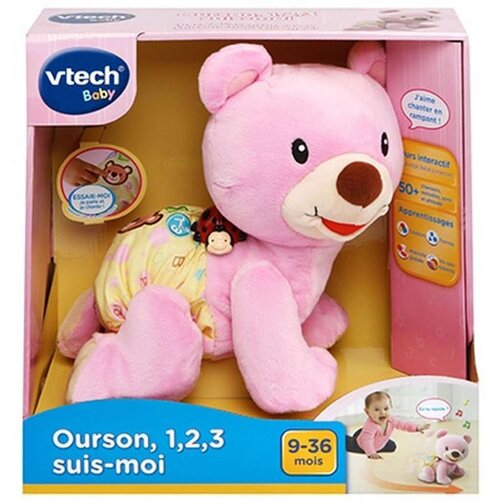 Plišane igračke Vtech Baby Bear  1 2 3 Follow Me Glazbeni Roza Cijene