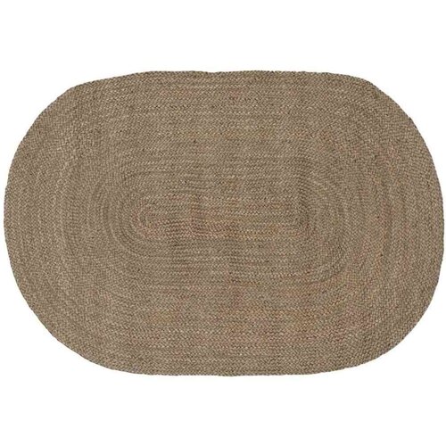  Tepih Prirodna i crna 300 x 300 cm Juta Slike