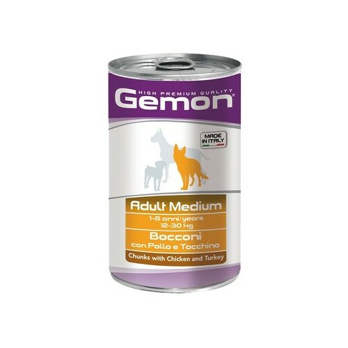 Monge gemon konzerva za pse adult medium - piletina i ćuretina 1250g Cene