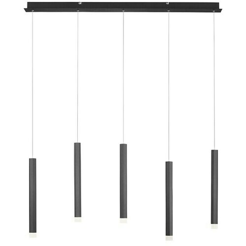  LED viseča svetilka Bruno (29 W, Do x Š x V: 100 x 8 x 60 cm, Črne barve, Topla bela, 5 kos) Cene