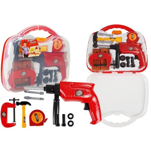  Dječji set alata za igru u kovčegu Hammer - crveni Cijene