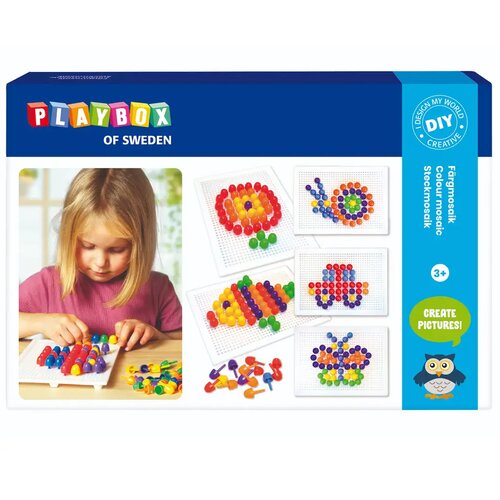 Playbox Set za izradu šarenih mozaika s 120 dijelova Cene
