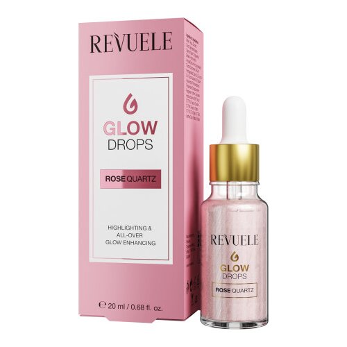 Revuele kremni osvetljevalec - Glow Drops - Rose Quartz Cene