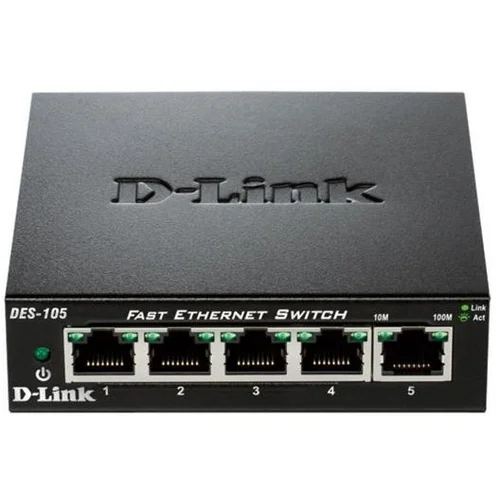 D-link switch neupravljivi,DES-105/E (metalno...