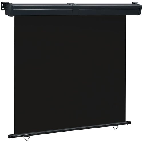 Balkonska bočna tenda 165 x 250 cm crna Cijene