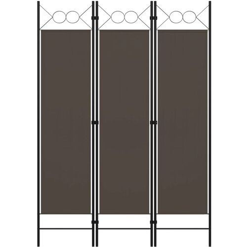 Sobna pregrada s 3 panela antracit 120 x 180 cm Cijene