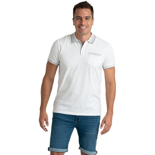 Privata Polo majice kratki rokavi PRI2632-BLANCO Bela Slike