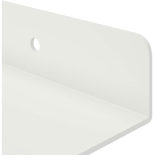  Lebdeća polica Zidne 2 pcs Bijeli 40 x 8,5 x 2,5 cm Čelik Slike