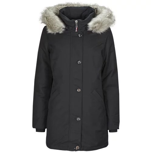 Tommy Hilfiger PADDED PARKA WITH FUR Crna