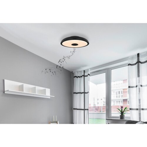 Globo Led plafonjera 18w 230v crna Cene