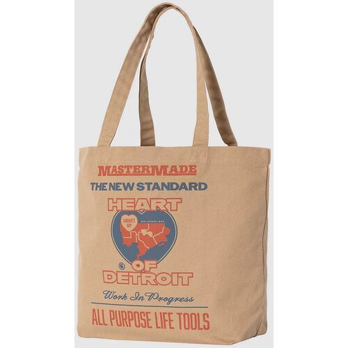 Carhartt WIP Canvas Graphic Tote Torba za cez ramo arcan print / dusty h brwn Cene