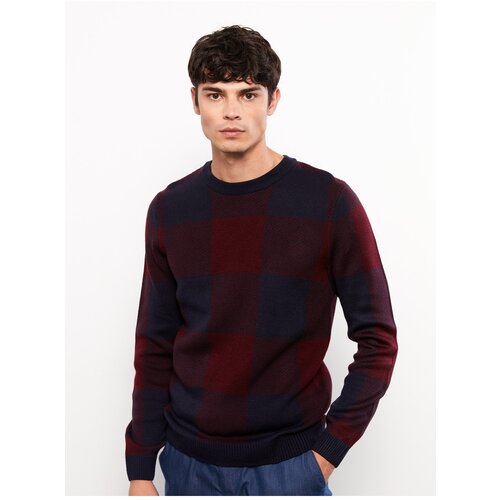 LC Waikiki Sweater - Burgundy - Regular fit Slike