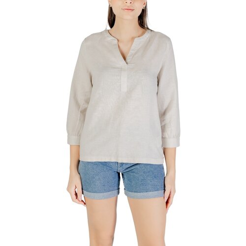 Street One Topi & Bluze sol_splitneck blouse 345391 Bež Cene
