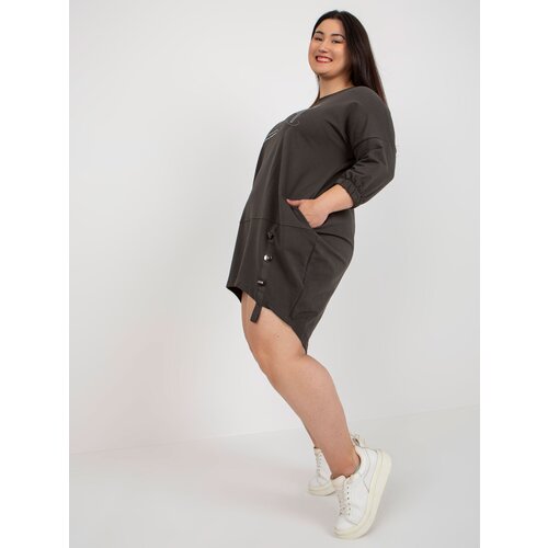 RELEVANCE Tunic-RV-TU-7505.15-dark khaki Cene
