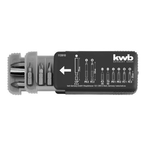KWB set bitova/ 9 komada u plastičnoj kutiji Cene