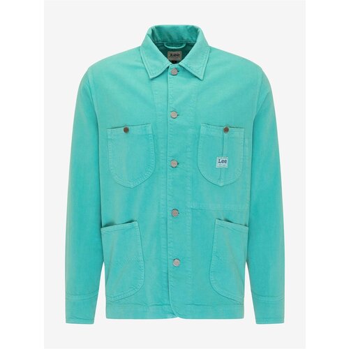 Lee Turquoise Men's Lightweight Shirt Jacket - Men Slike