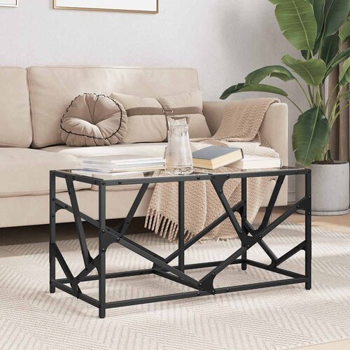  Stolić s prozirnom staklenom povr&scaron;inom 78,5x40x41 cm čelik Cijene