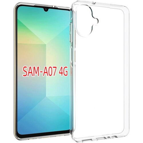 NN-Su Maska za mobilni telefon Samsung A07, TPU, Transparent Slike