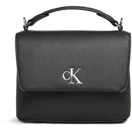 Calvin Klein Jeans Ročna torbica črna / srebrna
