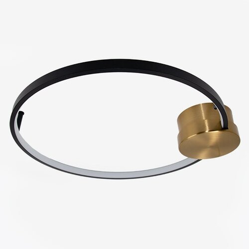 Mitea Lighting led plafonska lampa staro zlato 600mm crna + 37W 3000K M10913-2 br Cene