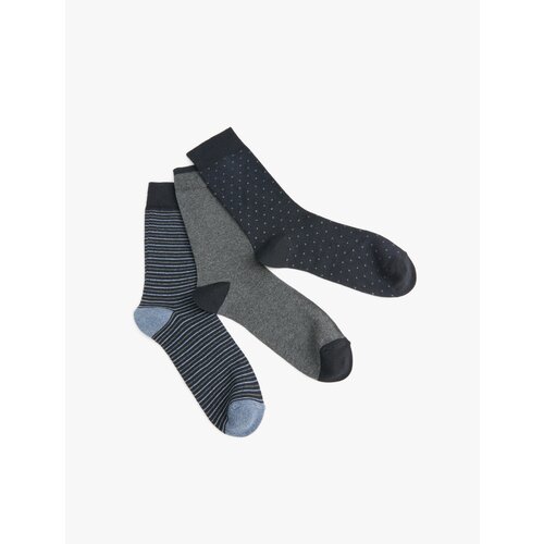 Koton 3-Piece striped socks set multi color Cene