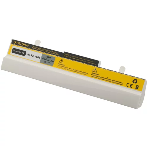 Patona Baterija za Asus Eee PC 1001 / 1001H, bela, 6600 mAh