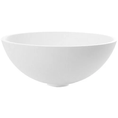 Cipì Nasadni okrugli umivaonik (Promjer: 39,5 cm, Bijela boja)