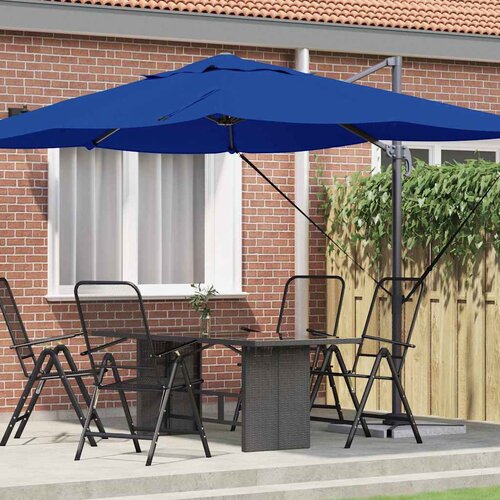  Suncobran Azurnoplava 351 x 250 x 260 cm Poliester i aluminij Cene