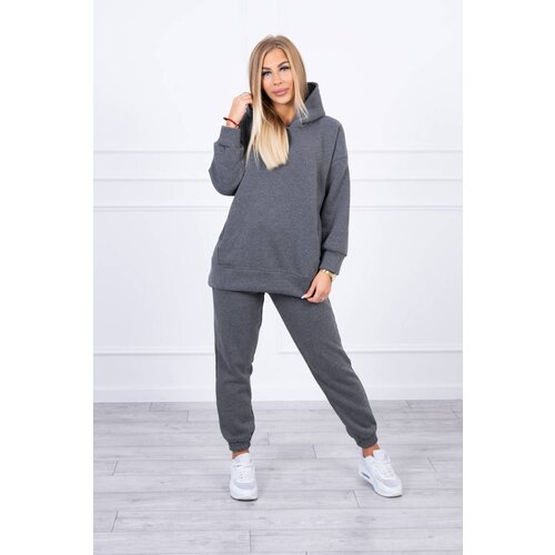 Kesi Insulated set with a hood made of graphite Slike