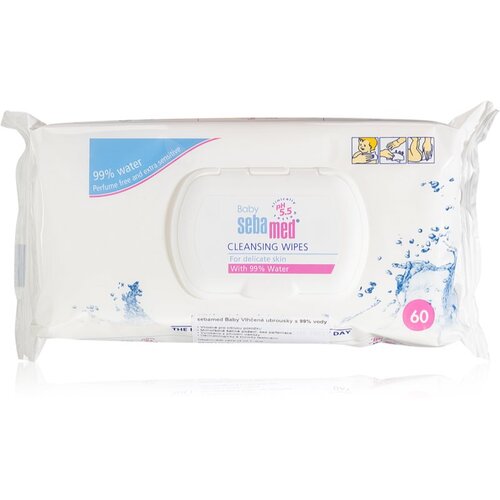Sebamed Baby Care nježne maramice za či&amp;scaron;ćenje 60 kom Slike