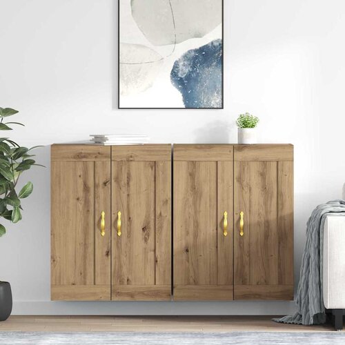  Kabinetski zidni 2 pcs Umjetnički hrast 69,5 x 34 x 90 cm Cene