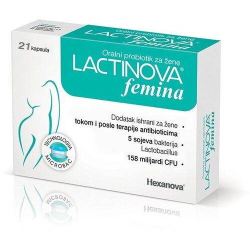 Hexanova Lactinova Femina, 21 kapsula Slike