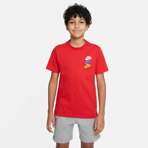 Nike b nsw si graphic tee, majica za dečake siva FJ539 Slike
