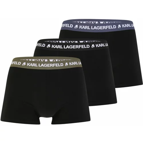 Karl Lagerfeld Bokserice kraljevsko plava / kaki / crna / bijela