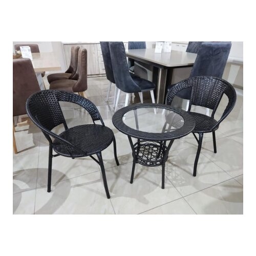 Ba&scaron;tenski set Rattanica black ( 0000458 ) Cene