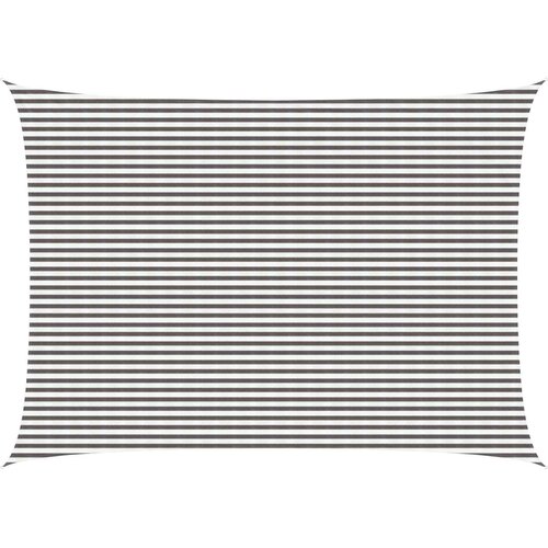  Jedrilica za sunčevu sjenu Svijetlo siva i bijela. 5 x 7 m HDPE Cijene