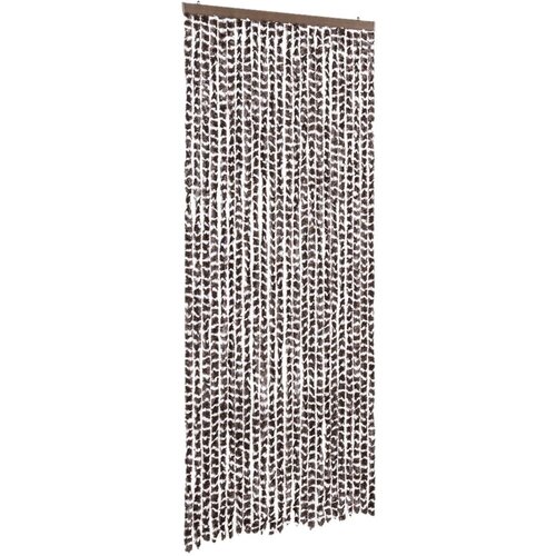  Zastor protiv muha smeđa i bijela 100 x 200 cm od &amp;scaron;enila Slike