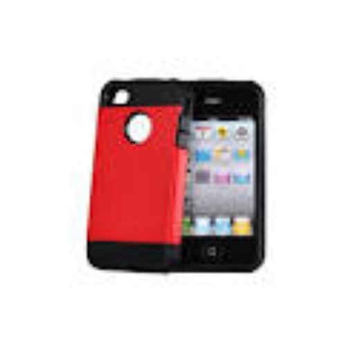  Za&amp;scaron;čitni etui Tough Armor Matt za Apple iPhone 4S / iPhone 4 - rdeči Slike