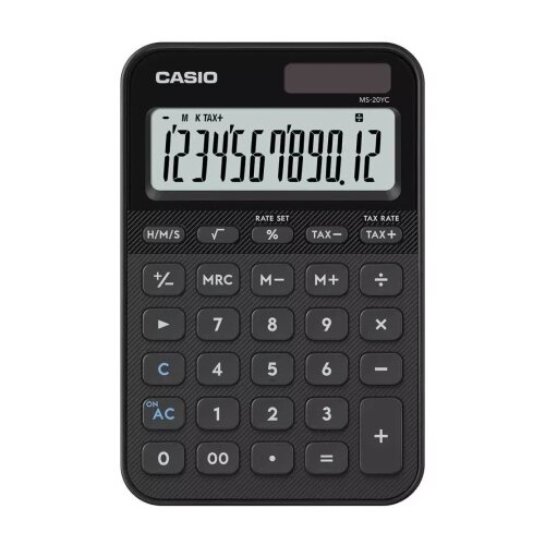 Casio stoni kalkulator 12 mesta ms 20 ( casms20bk2 ) Cene