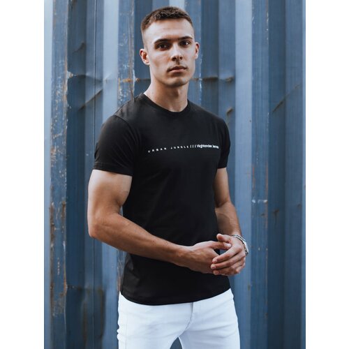 DStreet Men's Black T-Shirt Cene