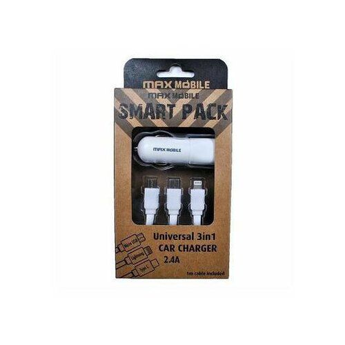 Smart Pack AUTO ADAPTER USB SC-198 2.4A+3U1 KABEL Cijene