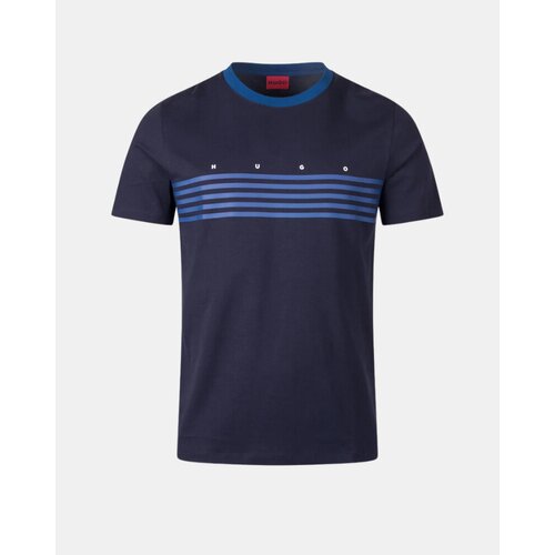 Hugo Majice s kratkimi rokavi 50563796 DEMPSY Modra Slike