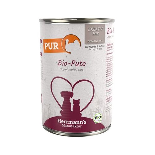  Ekonomično pakiranje Herrmann's Bio čisto meso 24 x 400 g - Bio puretina Cijene