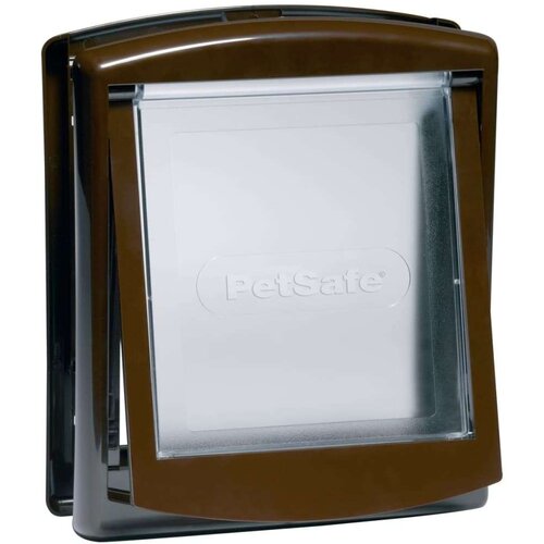 PetSafe Dvosmerna vrata za pse 730 majhna 17,8x15,2 cm rjava Slike