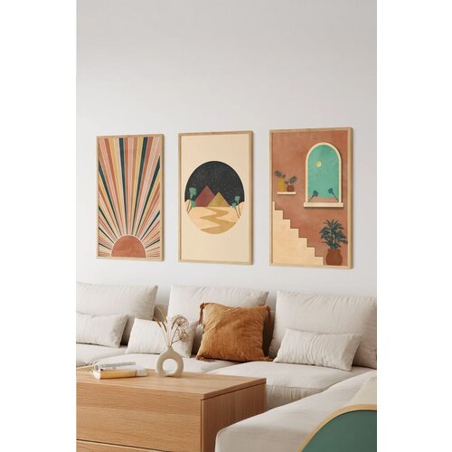 Wallity slika 3Dartsoho5, 3 dela, 33 x 48 cm Cene