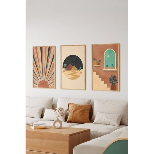 Wallity slika 3Dartsoho5, 3 dijela, 33 x 48 cm Cijene