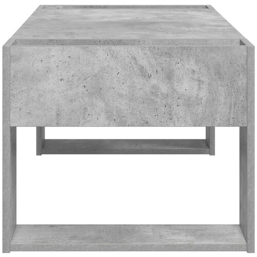  Stolić za kavu Betonski sivi 110 x 50 x 41 cm Konstruirano drvo Slike