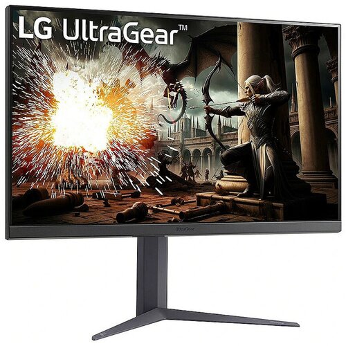 LG Monitor 80 cm (31,5&amp;quot;) 32GS75Q 2560x1440 Gaming 180Hz IPS 1ms 2xHDMI DisplayPort Pivot sRGB99% FreeSync Premium G-Sync Compatible HDR400 UltraGear RGB, (21583703) Slike
