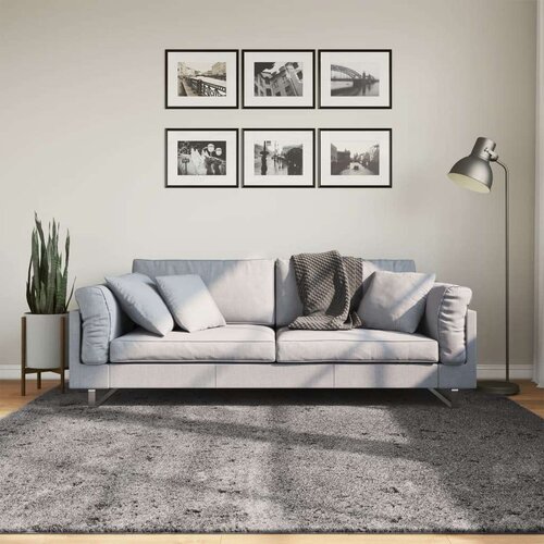  HUARTE kratkih vlakana meki i perivi antracit 200x200 cm Slike