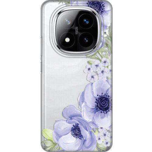  Maska za telefon Silikonska Print Skin za Xiaomi Redmi Note 14 Pro Plus Blue Roses Cene